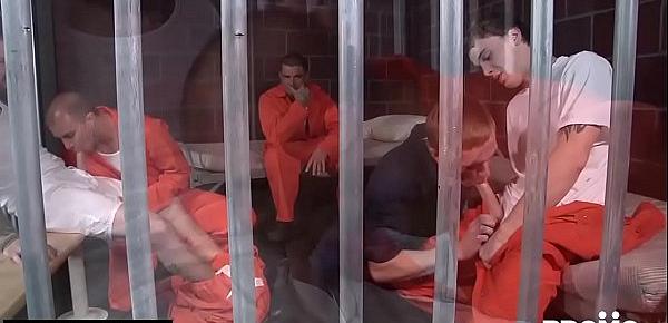  Bromo - Donny Forza with Eli Hunter Rocko South Sebastian Young Zane Anders at Barebacked In Prison Part 4 Scene 1